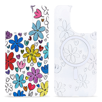 Coque arrière magnétique pour téléphones mobiles Antichoc Transformation rapide des motifs Logo personnalisable Étuis pour téléphones portables gratuits