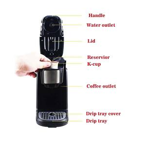 Mini <span class=keywords><strong>cafetière</strong></span> électrique à une tasse K Cup Capsule pour usage domestique dans les hôtels - Product Image 5