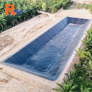 Géomembrane HDPE pour l'industrie du sel, les réservoirs d'eau, les bassins d'épuration des effluents laitiers et les bassins pour la faune aquatique de 1 acre - Product Image 4