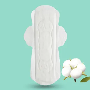 Custom Breathable Heavy Flow Disposable Female Sanitary Pads For Women Period Wings Cotton Sanitary Napkins