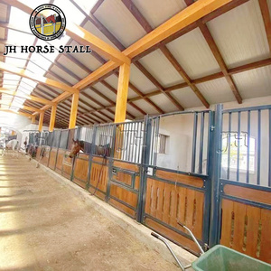 10 फीट गैल्वेनाइज्ड स्टील वास्तविक बांस स्थायी घोड़े स्थिर मोर्चे अनुकूलित क्लासिक अच्छा वक्र - Product Image 2