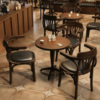 Meubles de restaurant au prix d'usine, banquettes en cuir, table et chaises en bois, ensembles de canapés pour café, hôtel