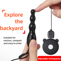 Drop Shipping Soft Silicone Women Men Anal Toys Prostate Massager Long Dildo Butt Plug Anal Beads