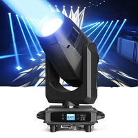 Projecteur LED 3-en-1 400W Beam Spot Wash à tête mobile avec zoom, prisme 4-38, 8-16 gobos, DMX512 pour scène, DJ, KTV, club