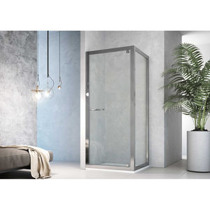 Single <b>Hinged</b> Printed Glass <b>Shower</b> <b>Door</b> Interior Accessories Model C-60-68 - Product Image 1