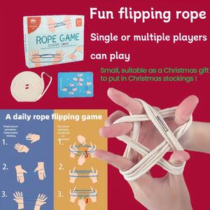 Gioco di corde per gatti classici giocattolo di fantasia per famiglia corda elastica in plastica per dita giocattolo educativo - Product Image 3