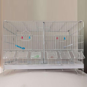 Gabbia per uccelli pieghevole a mano facile da trasportare all'ingrosso con filo di grandi dimensioni - Product Image 3