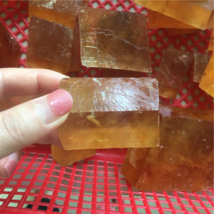 <span class=keywords><strong>Pietra</strong></span> preziosa naturale ruvida giallo Iceland spato ottico <span class=keywords><strong>Calcite</strong></span> <span class=keywords><strong>pietra</strong></span> per Fengshui - Product Image 3