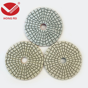 Đế đánh bóng kim cương 4 inch <span class=keywords><strong>3</strong></span> bước, dùng ướt cho đá marble, granite và thạch anh - Product Image 1