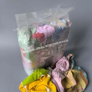 Trapos de Limpieza de Algodón 100%, Trapos Industriales para Taller en Bolsas de 10 kg, Trapos para Limpiar Pintura - Product Image 1