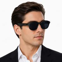 Lunettes Intelligentes de Traduction Instantanée IA avec Double Caméra 5.3 et Monture Métallique pour la Communication en Voyage