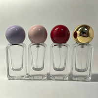 Botol Parfum Kaca Mini Portabel 15 ml 15ml Bening Crimp Pressurized Fine Mist Spray Atomizer Botol Kemasan Minyak Parfum