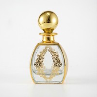 Flacon décoratif vide de 150 ml en verre pour parfum, impression UV personnalisée, pour huile d'Oud, diffuseurs à bâtonnets, flacons en verre élégants