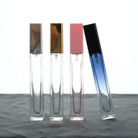 Vente en gros 5ml 10ml avec atomiseur Petit mini flacon vide de 10ml en verre carré vaporisateur de parfum