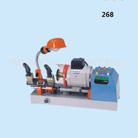 Duplicadora de Llaves Universal WenXing 268 de Alta Seguridad, Cortadora Manual con Funcionamiento a Batería 110V/220V para Llaves de Auto y Hogar