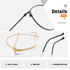 Prix usine <span class=keywords><strong>lunettes</strong></span> de mode cadre ovale optique femmes <span class=keywords><strong>lunettes</strong></span> <span class=keywords><strong>pour</strong></span> femmes alliage montures de <span class=keywords><strong>lunettes</strong></span> <span class=keywords><strong>lunettes</strong></span> <span class=keywords><strong>opticien</strong></span> <span class=keywords><strong>lunettes</strong></span> - Product Image 2
