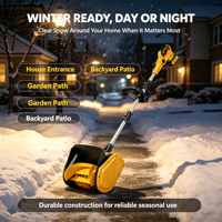 Pelle à neige sans fil pour allée, chemin et patio - Souffleuse à neige électrique légère