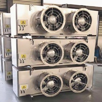 Zhongsan Precio competitivo Nuevo diseño Evaporador refrigerado por aire de acero inoxidable Serie DD/DL/DJ Piezas de intercambio de calor de refrigeración