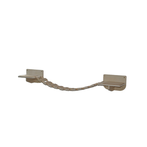 Pintura a base de agua natural, entrega global rápida, puente de paseo de gato de madera contrachapada multicapa montado en la pared, 2 soportes de plataformas circulares - Product Image 1