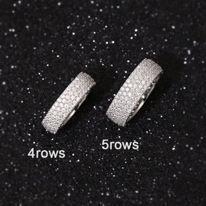 Fashion Style Iced Out D/VVS <b>Moissanite</b> <b>Ring</b> Gold Plated 925 Sterling Silver <b>Ring</b> for Hiphop Jewelry - Product Image 4