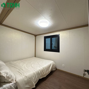 บ้านคอนเทนเนอร์หรูหราขนาด 20 ฟุต 38 ตร.ม. แบบขยายได้ พร้อมห้องครัว ห้องน้ำ ระเบียง ทนทานต่อแผ่นดินไหว เหมาะสำหรับใช้ในห้างสรรพสินค้า บ้านสำเร็จรูป - Product Image 4