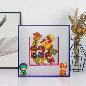 JERY acrylique ombre boîte cadre 8X10 cadre photo décoration murale étui mémorial affichage boîte de rangement