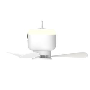 Ventilador de Techo LED Recargable de 8000 mAh sin Núcleo con Control Remoto Desmontable, Portátil para Acampar al Aire Libre y Uso Doméstico - Product Image 1