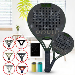 Raqueta de Pádel Personalizada Ligera de Alta Resistencia de Fibra de Carbono, Forma de Diamante, 12K, Mejor Agarre de Raqueta, Nylon, Portátil - Product Image 1