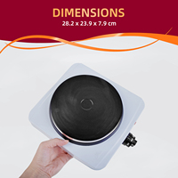 Cuisine portable mini facile à nettoyer métal ménage comptoir chauffage électrique cuisinières plaques chauffantes pour la maison