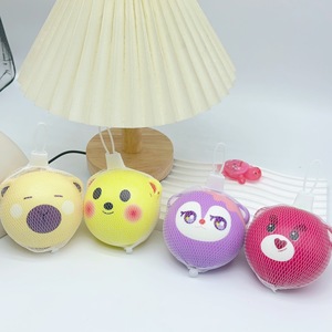 Borse a rete divertenti all'ingrosso a rimbalzo lento, piccoli giocattoli antistress, orso fragola, burro, viola coniglio - Product Image 4