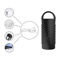 Préservatif avec anneau vibrant en silicone rechargeable par USB Jouets sexuels pour adultes en TPE pour hommes et femmes Masturbateur à manchon de pénis pour améliorer l'orgasme