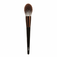 Pinceau de luxe en poils de renard cultivés, avec manche en bois de santal haute densité et virole en cuivre de qualité supérieure, 21 cm