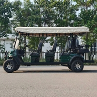 Nouveau design, voiturette de golf électrique 8 places homologuée pour la route, véhicule de navettage pour hôtels et complexes, compatible OEM, Chine