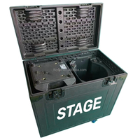 Projecteur Beam 250W Sharpy Super Bulb Beam Spot DJ Disco Light Moving Head Light avec bande LED 2 en 1 et flight case