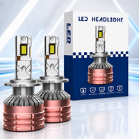 Ampoule de phare LED intelligente pour voiture YHKOMS YG3 haute performance 200W 20000LM H4 6000K, nouvelle version en aluminium, universelle, 12V HB3
