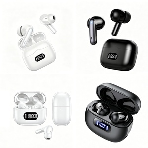 Los Mejores Auriculares Inalámbricos Mini con Pantalla LED de Batería, Estuche Digital, Baja Latencia, Modo de Audio para Juegos, para Todos los Teléfonos Inteligentes, Deportes y Gimnasio - Product Image 1