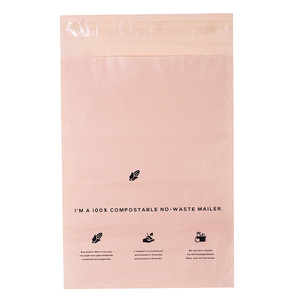 100% Compostable Sustainable Cornstarch Custom Logo Biodegradable Clear Self Adhesive Garment Cloth Apparel <strong>Bags</strong> for Packaging - Product Image 2