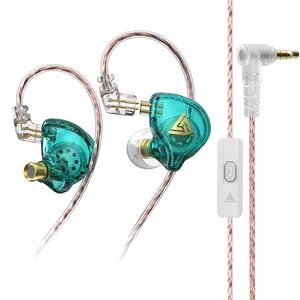 QKZ AK6 PLUS HiFi In Ear Earphones Dynamic Heavy Bass Noise Cancelling Sport Gaming Music Headphone Detachable Audio Cable