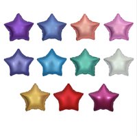 Ballons en aluminium en forme de cœur, d'étoile et ronds de 18 pouces, emballés individuellement, écologiques, sans danger pour les enfants, pour les fêtes d'anniversaire, la rentrée scolaire, décoration BSCI
