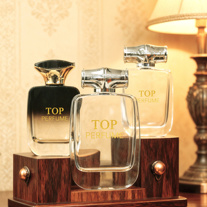 맞춤형 색상 평평한 50ml 맞춤형 갈색 향수 유리병 형태 펌프 스프레이 유리병 고체 향수 용기 - Product Image 5