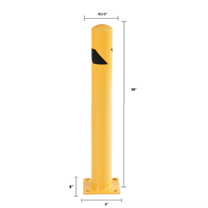 OEM着脱式水充填可能カスタマイズ可能な丸型セキュリティスチール製柱道路交通駐車ガードレールボラード - Product Image 3