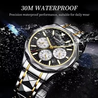 Personnalisez votre propre logo, montre à quartz Nibosi 2608 pour homme, montre de luxe OEM, chronographe, montre-bracelet pour homme, montre homme, reloj