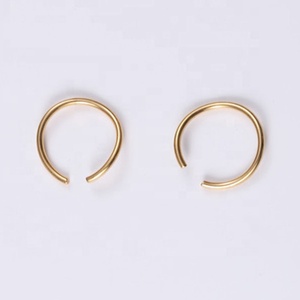No <strong>Ear</strong> Hole Piercing Stainless Steel 18k Gold Plating <strong>Ear</strong> <strong>Cuff</strong> <strong>Earrings</strong> - Product Image 3