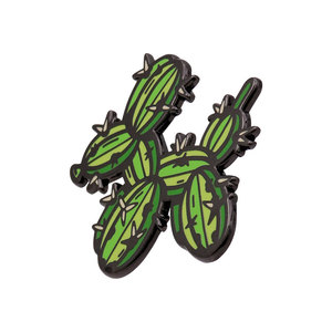 Badge d'émail personnalisé, en émail, 10 pièces, broche de mode Cactus, pas cher - Product Image 1