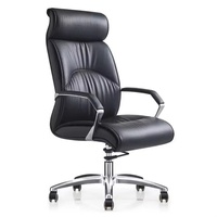 Silla de Oficina Ejecutiva Moderna de Lujo ML, Altura Ajustable, Base de Acero Inoxidable, Respaldo Cruzado, Ajuste Manual Giratorio e Inclinable