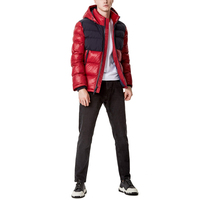 Veste matelassée pour homme à manches longues pour l'hiver, veste matelassée décontractée pour homme, épaisse, pour l'extérieur, de haute qualité