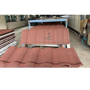 Tejas Metálicas Modernas con Recubrimiento de Piedra Ondulada, Ligeras, Duraderas, Resistentes al Calor, al Fuego y a la Intemperie, para Hoteles y Almacenes - Product Image 6