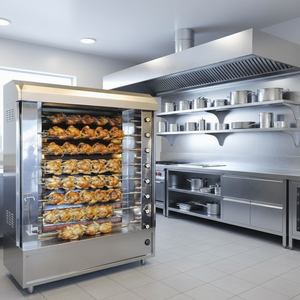 Machine à poulet rôtie XY, chauffage électrique, rôtissoire <span class=keywords><strong>verticale</strong></span> pour cantine - Product Image 2