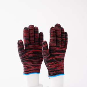 Guantes de trabajo de algodón de 13 pulgadas con certificación CE Guantes de seguridad de algodón tejidos aprobados por ISO9001 Guantes de algodón - Product Image 5