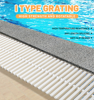 Grille de drainage de piscine de type I Daremay, prix usine, en ABS/PVC, écologique, antidérapante, pour caniveau, épaisseur 25 mm